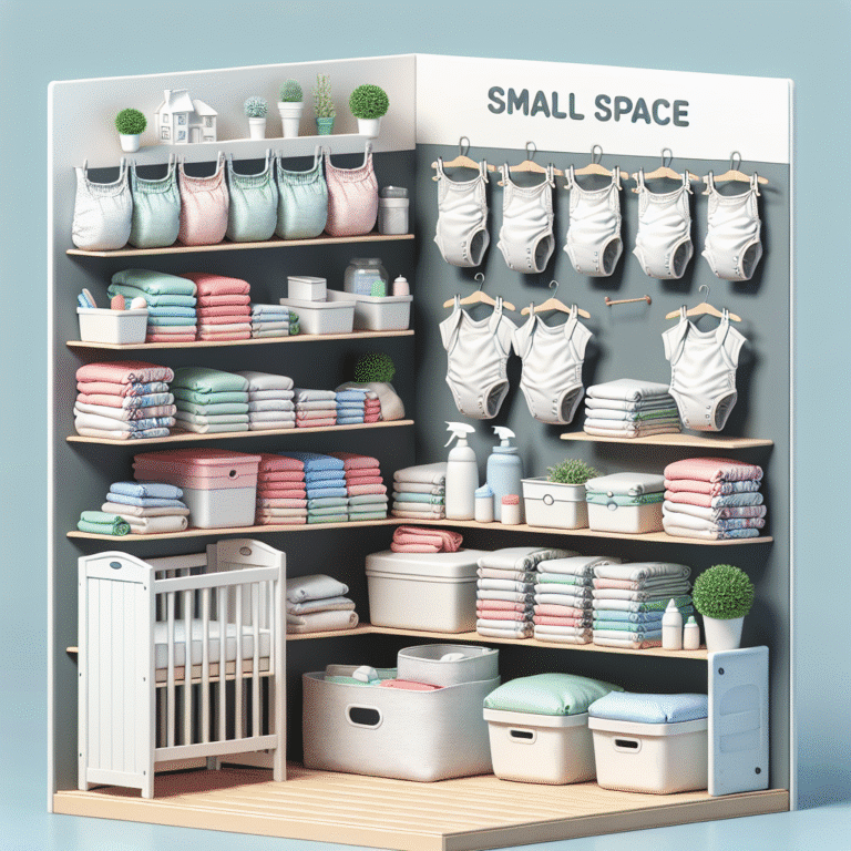 cloth diaper storage hacks for small spaces