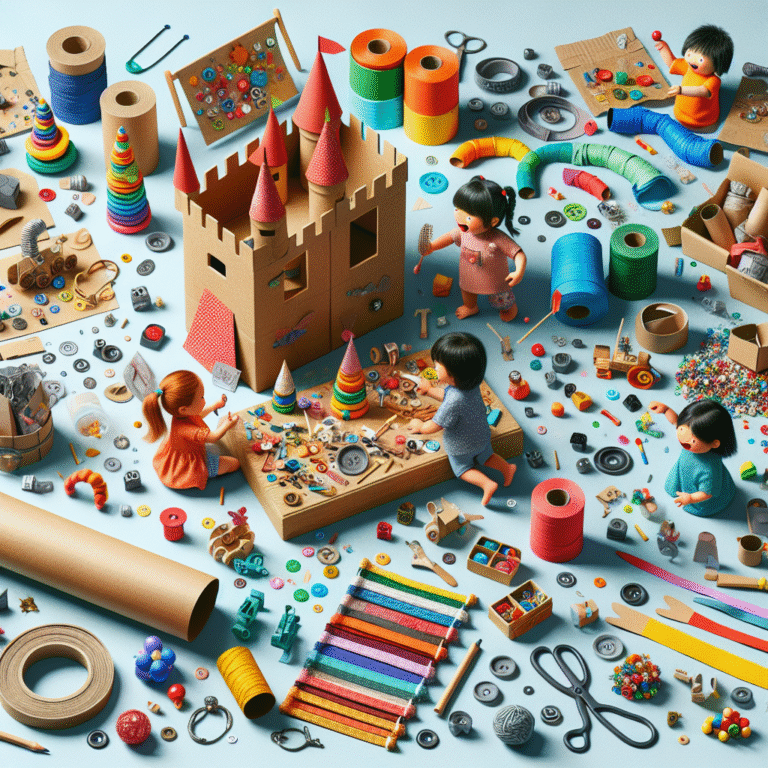 Upcycled Craft Projects for Toddlers: Fun with Recycled Materials