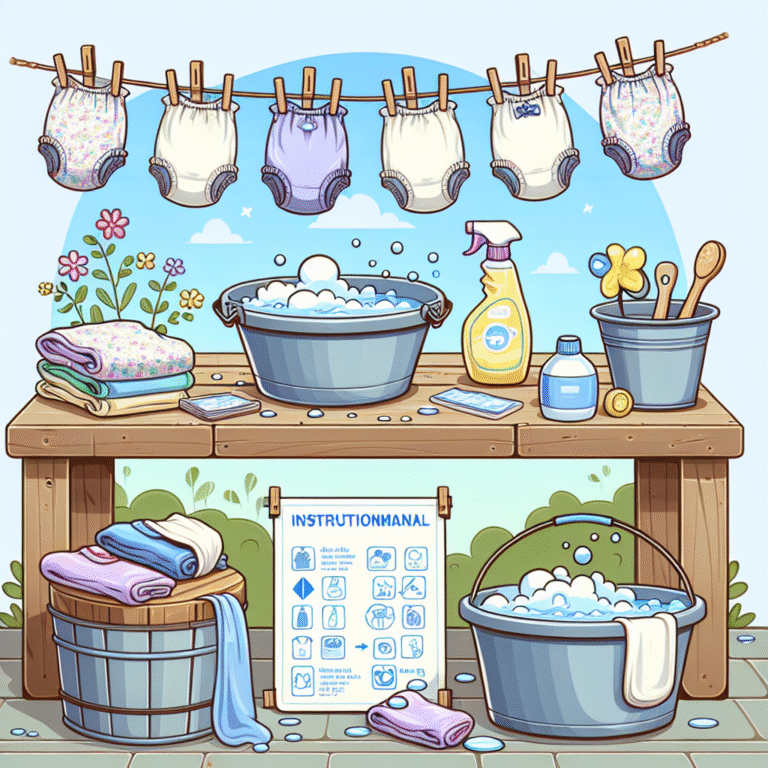 how to wash and maintain cloth diapers