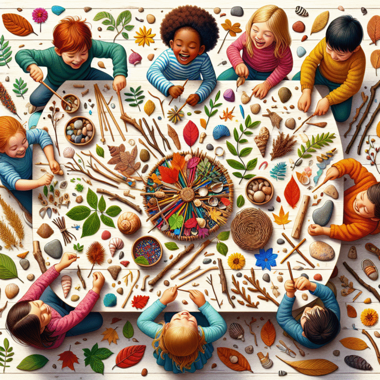 Natural Art Supplies for Kids: Crafting with Nature